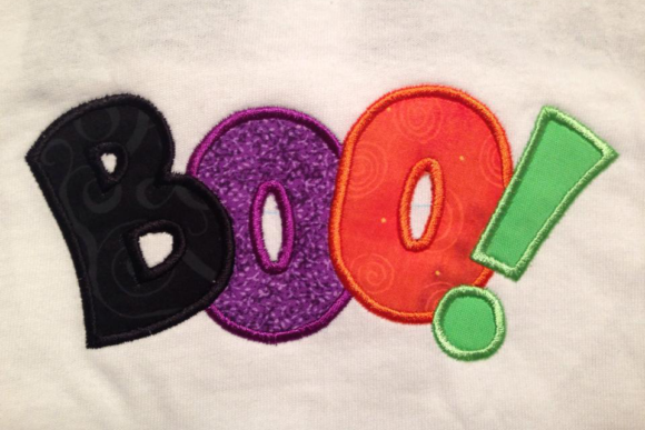 Boo Halloween Applique Review