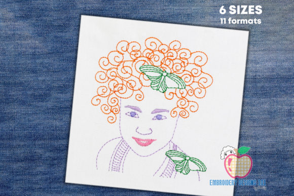 Butterfly Sitting on a Girl Embroidery Review