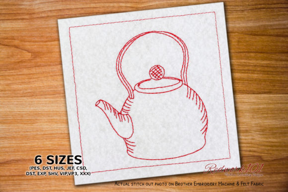 Ceramic Teapot Embroidery Design Review