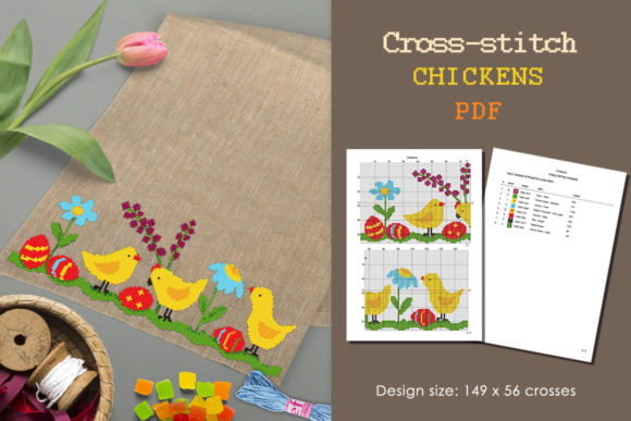 Cross Stitch Pattern Chickens Review