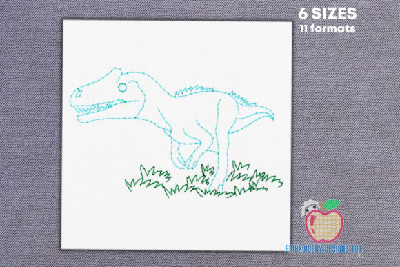 Dinosaur in the Forest Embroidery Review