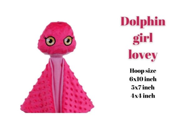 Dolphin Girl Lovey Embroidery Review