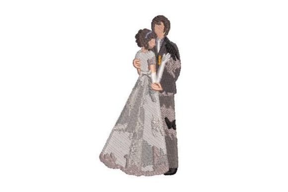 Elizabeth and Mr. Darcy Watercolor Embroidery Review