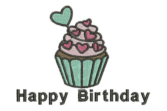 Happy Birthday Cake Embroidery Review