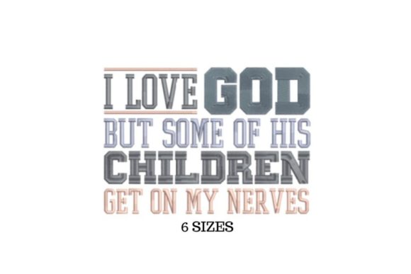 I Love God Embroidery Design Review