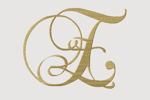 Monogram E Cursive Script Letter Review