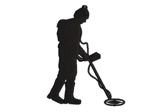 Silhouette of a Metal Detector: A Seasonal Embroidery Review