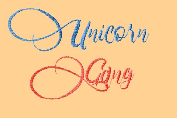 Unicorn Gang Lettering Embroidery Review