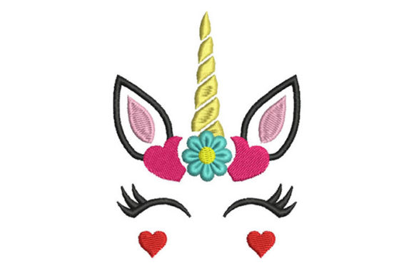 Unicorn with Hearts Embroidery Review