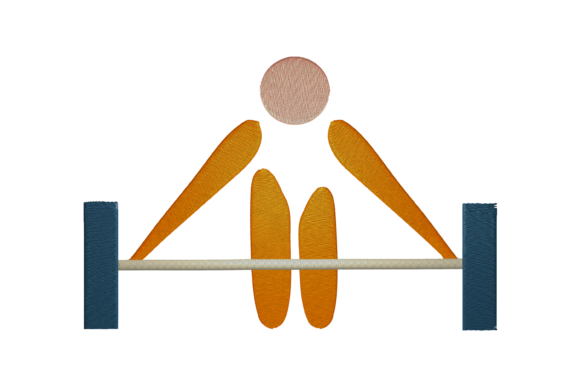 Weightlifting Athlete Embroidery Review