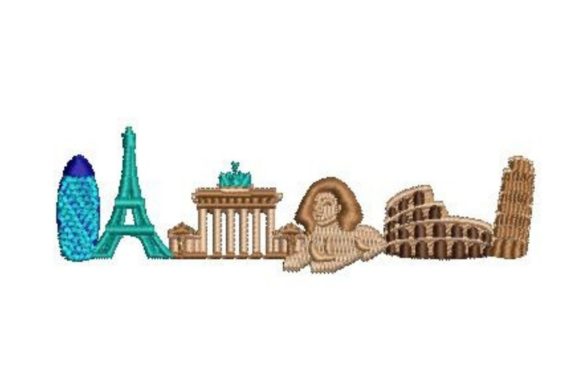 World Landmarks Embroidery Review